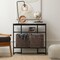 Casafield 13" x 13" Water Hyacinth Storage Baskets Collapsible Cube Organizers, Woven Bins for Bathroom, Bedroom, Laundry, Pantry, Shelves